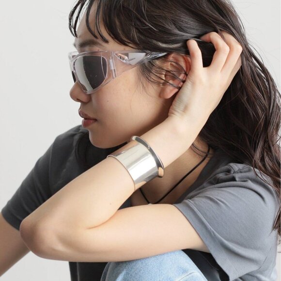 NEW GV40051I 26C GIVENCHY SUNGLASSES TRANSPARENT GREY UNISEX EYEWEAR GIVENCHY - Picture 7 of 12